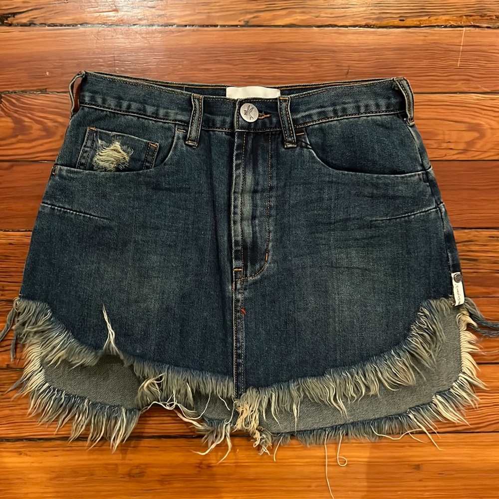 One teaspoon denim skirt